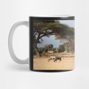 Wildebeest. White Race, Kenya. Mug